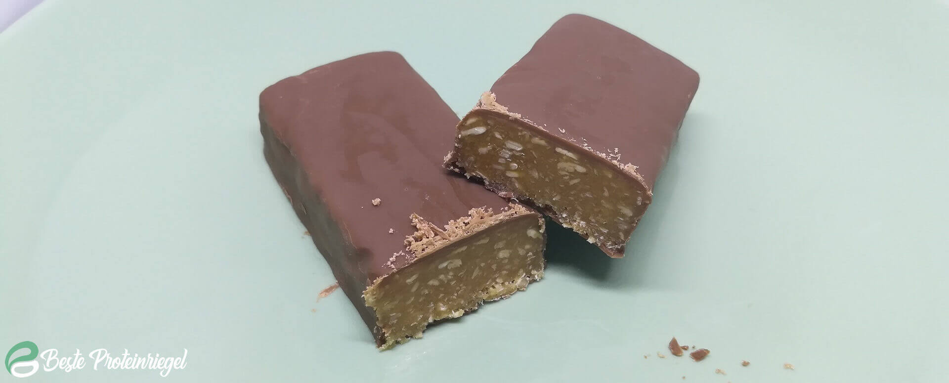 Bounty Protein Flapjack aufgeschnitten