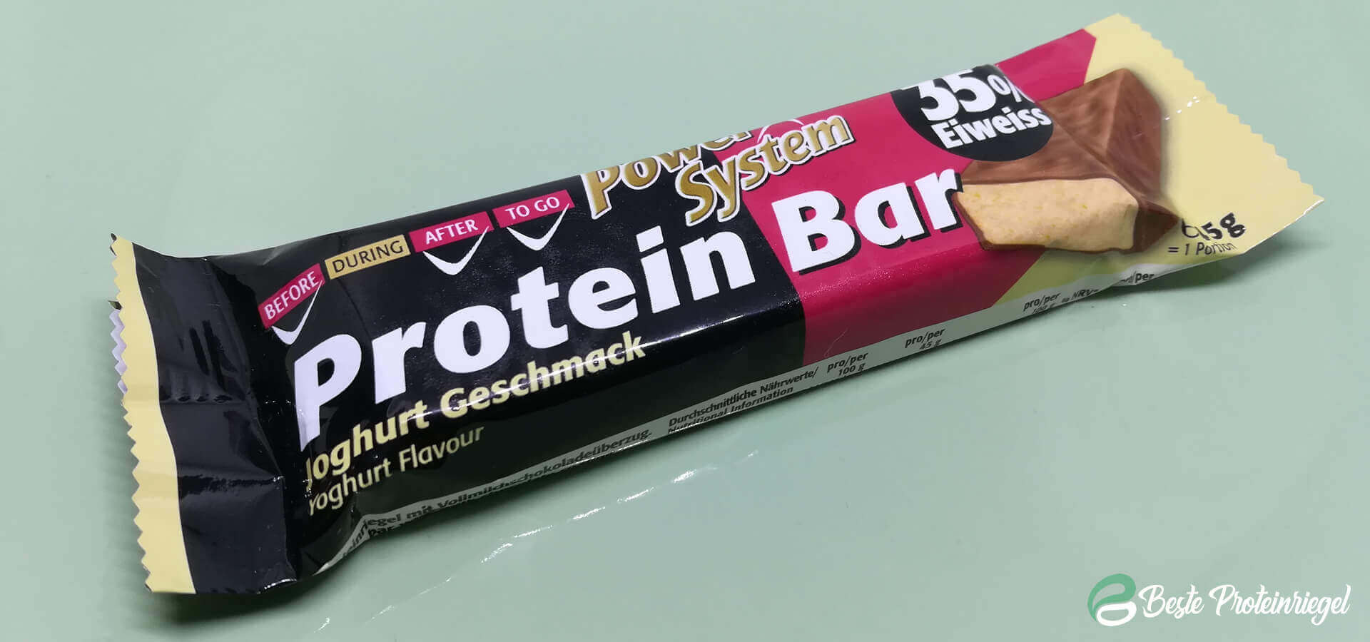 Power System Protein Bar 35% Eiweiß Verpackung