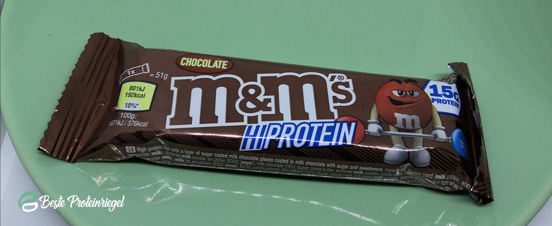 M&M's Hi Protein Bar Verpackung
